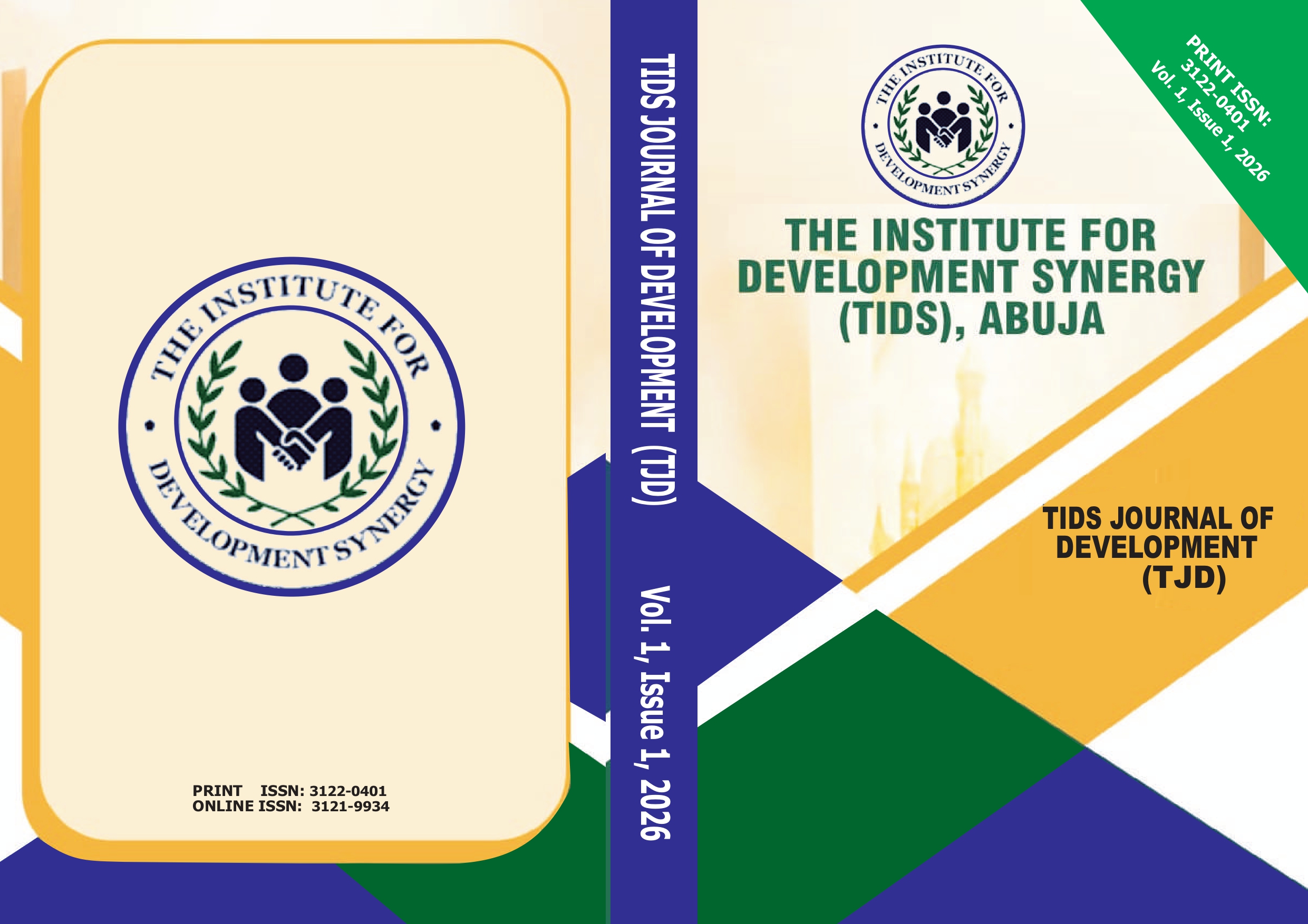 					View Vol. 1 No. 1 (2026): TIDS Journal of Development (TJD)  Volume 1, Issue 1, 2026
				